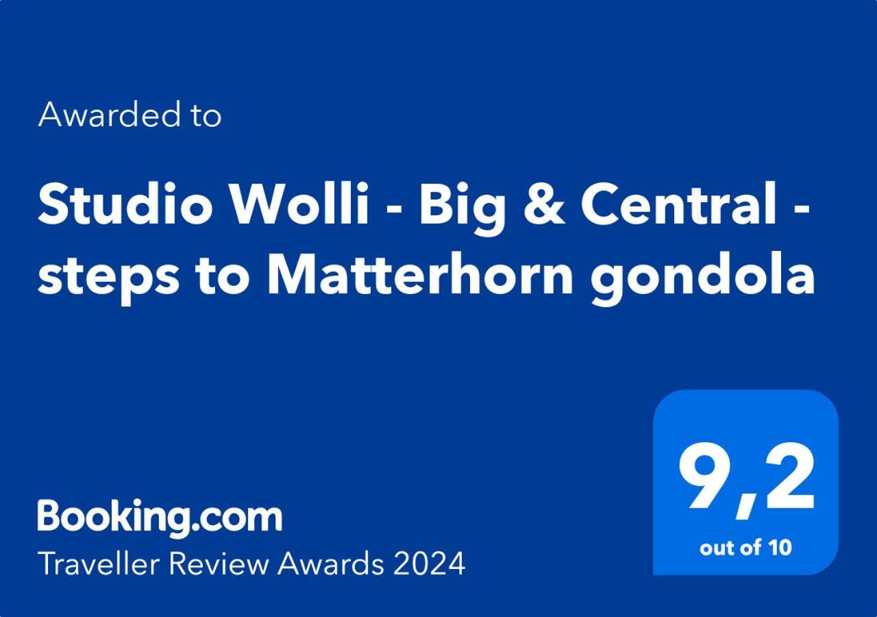 Studio Wolli - Stylish & Central - Steps To Matterhorn Gondola เซอร์แมท ภายนอก รูปภาพ