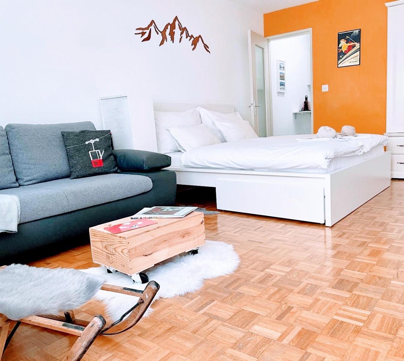 Studio Wolli - Stylish & Central - Steps To Matterhorn Gondola เซอร์แมท ภายนอก รูปภาพ